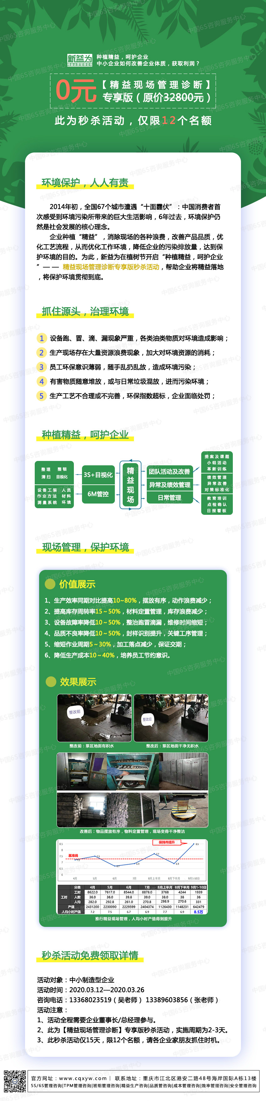 種植精益，呵護(hù)企業(yè)——精益現(xiàn)場(chǎng)管理診斷專享版秒殺活動(dòng)